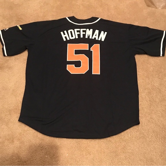 Trevor Hoffman San Diego Padres Jersey Mens XL NWT 1998 Dark Blue Alternate - Picture 13 of 13